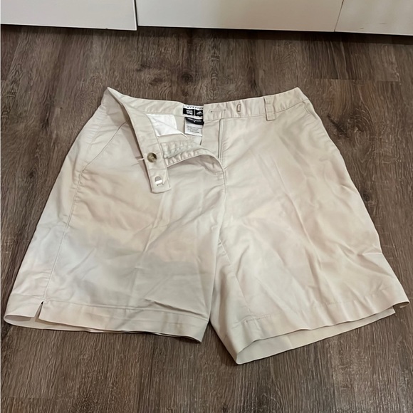 Adidas Y2K Khaki Shorts size 4 - Picture 1 of 5